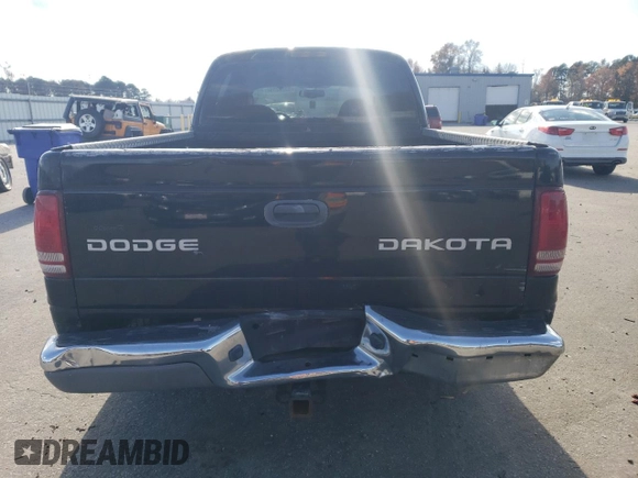 2003 Dodge Dakota SLT with VIN 1D7HL48N03S367805, listed as a Copart auction lot 82282594 with 297,571 mi miles and Salvage Title. Bid and sale history available at carsss.com. Image 6.