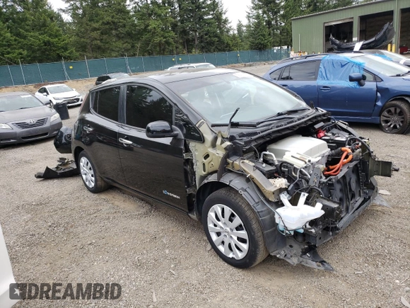 2017 Nissan LEAF SL with VIN 1N4BZ0CP7HC301775, listed as a Copart auction lot 58201223 with 56,662 mi miles. Bid and sale history available at carsss.com. Image 4.