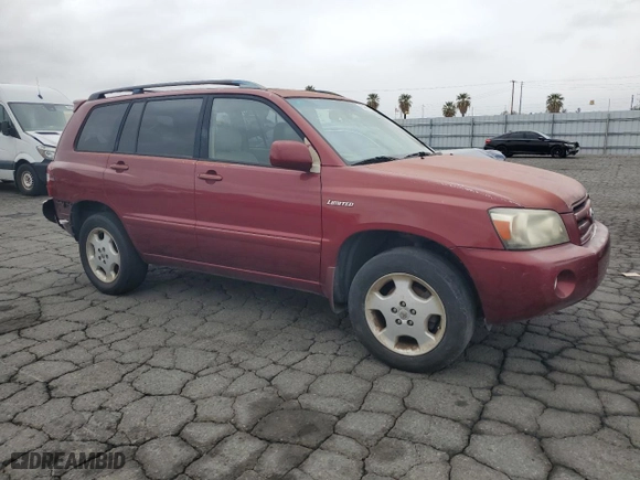 2006 Toyota Highlander w/3rd Row with VIN JTEEP21A960153890, listed as a Copart auction lot 53866315 with 173,331 mi miles and Salvage Title. Bid and sale history available at carsss.com. Image 4.
