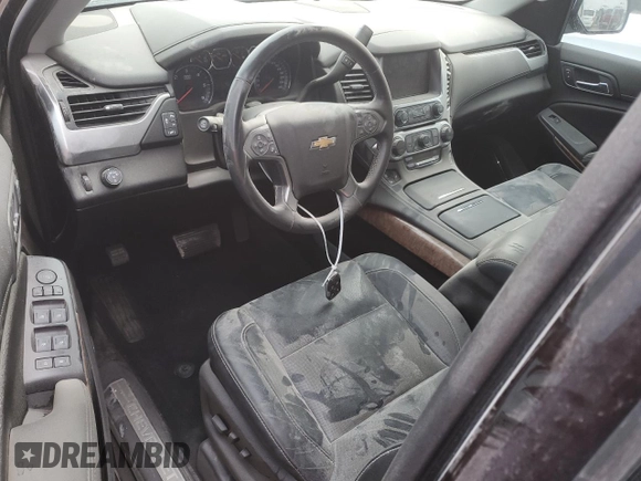 2020 Chevrolet Suburban Premier with VIN 1GNSCJKC1LR204889, listed as a Copart auction lot 74912994 with 48,046 mi miles and Non repairable. Bid and sale history available at DreamBid. Image 8.
