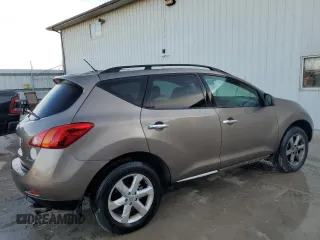 2009 Nissan Murano S with VIN JN8AZ18W09W202148, listed as a Copart auction lot 48741955 with 169,131 mi miles and Clean Title. Bid and sale history available at carsss.com. Image 3.