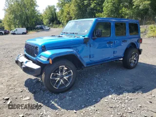 2024 Jeep Wrangler Sport S with VIN 1C4RJXN60RW130509, listed as a Copart auction lot 69156314 with 14,225 mi miles and Salvage title. Bid and sale history available at DreamBid. Image 1.