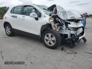 2020 Chevrolet Trax LS with VIN KL7CJKSB8LB058612, listed as a Copart auction lot 56024275 with 26,948 mi miles and Salvage Title. Bid and sale history available at DreamBid. Image 4.