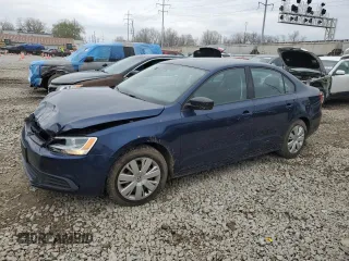 2011 Volkswagen Jetta Sedan S with VIN 3VW2K7AJ2BM095354, listed as a Copart auction lot 52350855 with 77,063 mi miles and Salvage Title. Bid and sale history available at carsss.com. Image 1.