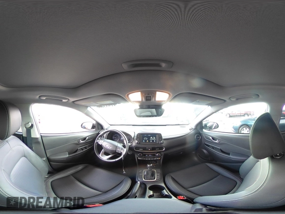 2019 Hyundai Kona Limited with VIN KM8K33A55KU299911, listed as a IAAI auction lot 41933000 with 3,671 mi miles. Bid and sale history available at carsss.com. Image 18.