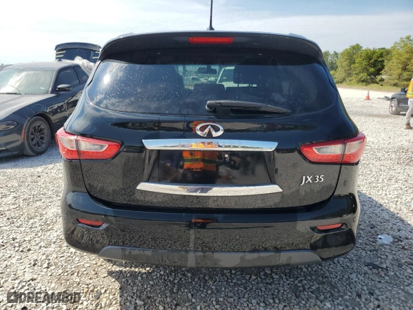 2013 Infiniti JX35 with VIN 5N1AL0MM7DC306279, listed as a Copart auction lot 68054854 with 114,510 mi miles and Salvage Title. Bid and sale history available at carsss.com. Image 6.