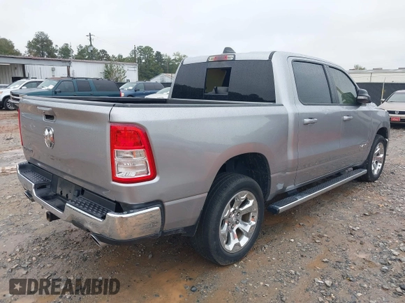 2022 Ram 1500 Lone Star with VIN 1C6RREFM6NN408489, listed as a IAAI auction lot 40797821 with Not provided miles and . Bid and sale history available at DreamBid. Image 4.