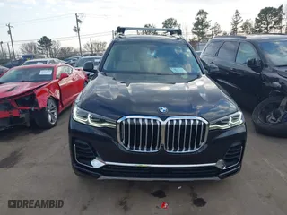 2019 BMW X7 xDrive50i with VIN 5UXCX4C51KLS36907, listed as a IAAI auction lot 41525923 with 75,791 mi miles. Bid and sale history available at carsss.com. Image 12.