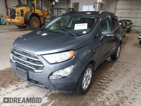2018 Ford EcoSport SE with VIN MAJ3P1TE5JC212940, listed as a IAAI auction lot 42182081 with 34,491 mi miles. Bid and sale history available at carsss.com. Image 17.