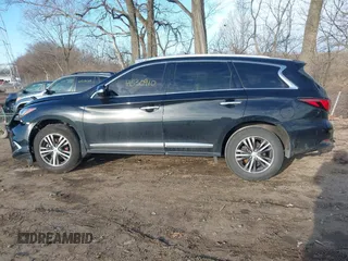 2019 Infiniti QX60 Pure with VIN 5N1DL0MM9KC555631, listed as a IAAI auction lot 41530910 with 83,351 mi miles and . Bid and sale history available at DreamBid. Image 14.