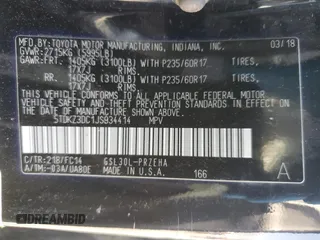 2018 Toyota Sienna LE Auto Access Seat с VIN 5TDKZ3DC1JS934414, выставлен на аукционе Copart как лот 52194615 с пробегом 130 058 миль миль и Списание • Salvage title. История ставок и продаж доступна на DreamBid. Изображение 15.