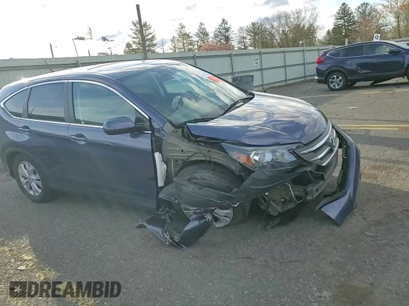2014 Honda CR-V EX with VIN 5J6RM4H55EL093858, listed as a Copart auction lot 53474035 with 91,805 mi miles and Salvage Title. Bid and sale history available at carsss.com. Image 12.