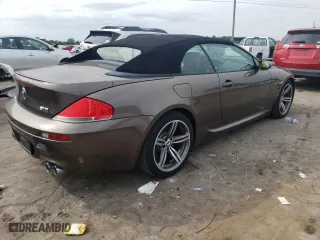 2007 BMW 6 Series M6 with VIN WBSEK93527CY78915, listed as a Copart auction lot 66752574 with 72,320 mi miles and Clean Title. Bid and sale history available at carsss.com. Image 3.