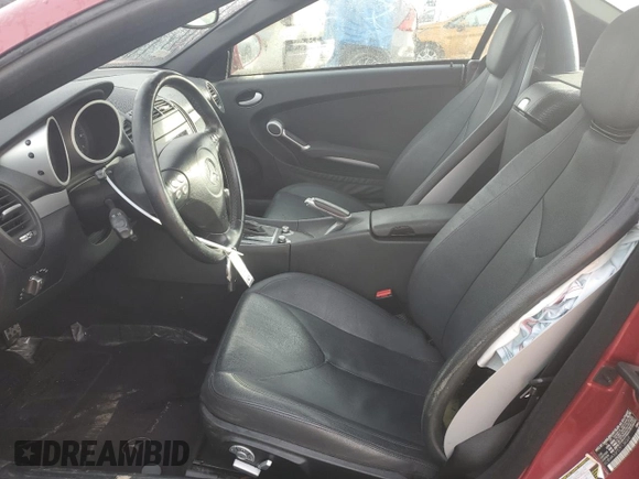 2007 Mercedes-Benz SLK 350 with VIN WDBWK56F57F134005, listed as a Copart auction lot 42755005 with 132,725 mi miles and Salvage title. Bid and sale history available at DreamBid. Image 10.
