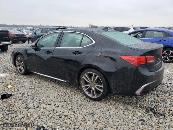 2019 Acura TLX w/Technology Pkg with VIN 19UUB2F45KA003086, listed as a Copart auction lot 86333114 with 76,112 mi miles and Clean Title. Bid and sale history available at carsss.com. Image 2.