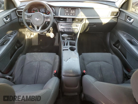 2018 Kia Optima LX with VIN 5XXGT4L35JG254628, listed as a Copart auction lot 47185345 with 103,405 mi miles and Salvage title. Bid and sale history available at DreamBid. Image 8.