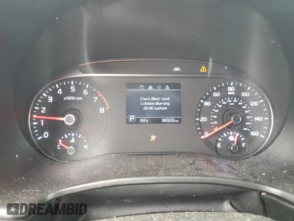 2021 Kia Soul LX with VIN KNDJ23AU2M7794692, listed as a Copart auction lot 84605444 with 98,333 mi miles and Salvage Title. Bid and sale history available at carsss.com. Image 9.