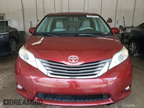 2011 Toyota Sienna XLE AAS with VIN 5TDYK3DC8BS024209, listed as a Copart auction lot 58923715 with 134,051 mi miles and Salvage title. Bid and sale history available at DreamBid. Image 5.