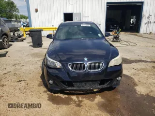 2010 BMW 5 Series 528i with VIN WBANU5C56AC364807, listed as a Copart auction lot 52123605 with 108,557 mi miles and Salvage Title. Bid and sale history available at carsss.com. Image 5.