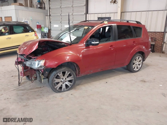 2012 Mitsubishi Outlander SE with VIN JA4AS3AW9CU016434, listed as a IAAI auction lot 41757429 with 152,484 mi miles. Bid and sale history available at carsss.com. Image 16.