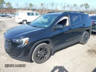 2021 GMC Terrain SLE with VIN 3GKALTEV9ML322053, listed as a IAAI auction lot 41781415 with 18,734 mi miles and . Bid and sale history available at carsss.com. Image 19.