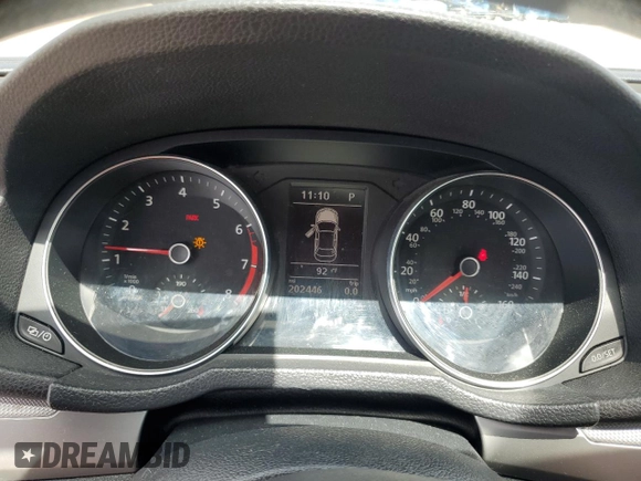 2017 Volkswagen Passat S with VIN 1VWAT7A3XHC070156, listed as a Copart auction lot 59596505 with 202,446 mi miles and Salvage title. Bid and sale history available at DreamBid. Image 9.