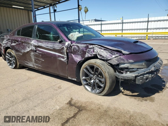2020 Dodge Charger R/T with VIN 2C3CDXCT9LH228289, listed as a Copart auction lot 50197165 with 93,856 mi miles and Clean Title. Bid and sale history available at DreamBid. Image 4.