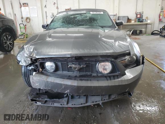 2011 Ford Mustang GT with VIN 1ZVBP8FF6B5114358, listed as a Copart auction lot 78138764 with 74,733 mi miles and Salvage Title. Bid and sale history available at DreamBid. Image 5.