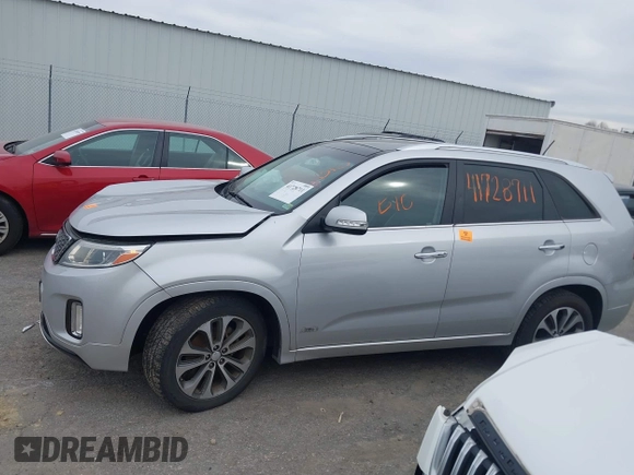 2015 Kia Sorento SX with VIN 5XYKWDA73FG633458, listed as a IAAI auction lot 41728711 with 74,160 mi miles. Bid and sale history available at carsss.com. Image 14.