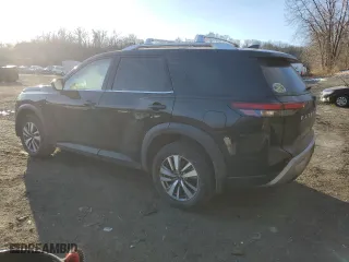 2024 Nissan Pathfinder SL with VIN 5N1DR3CC0RC223953, listed as a Copart auction lot 42926655 with 30,156 mi miles and Salvage Title. Bid and sale history available at carsss.com. Image 2.