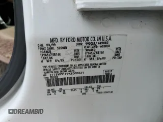 1999 Ford F-350 XL z VIN 1FTSW31F9XED90671, wystawiony jako Copart lot #50234035 z przebiegiem 164 705 mil mil oraz Szkoda całkowita • Salvage title. Historia ofert i sprzedaży dostępna na DreamBid. Obrazek 12.