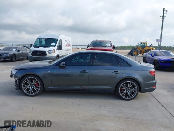 2019 Audi A4 Premium Plus z VIN WAUENAF41KN016542, wystawiony jako IAAI lot #42176172 z przebiegiem 87 233 mil mil oraz . Historia ofert i sprzedaży dostępna na DreamBid. Obrazek 14.