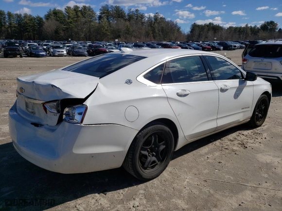 2016 Chevrolet Impala LS with VIN 2G11X5SA9G9179571, listed as a Copart auction lot 48022315 with 201,473 mi miles and Salvage Title. Bid and sale history available at carsss.com. Image 3.