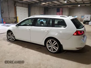 2015 Volkswagen Golf SportWagen TDI SE with VIN 3VWCA7AU6FM520453, listed as a Copart auction lot 46924395 with 101,948 mi miles and Salvage Title. Bid and sale history available at carsss.com. Image 2.