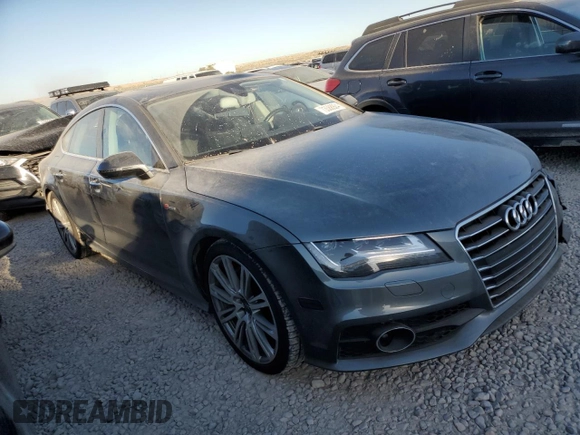 2014 Audi A7 Prestige with VIN WAU2GAFC3EN054198, listed as a Copart auction lot 73588924 with 99,048 mi miles and Salvage title. Bid and sale history available at DreamBid. Image 4.