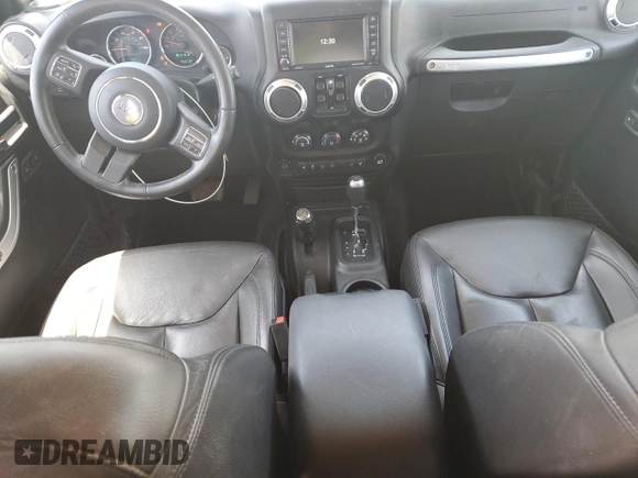 2017 Jeep Wrangler Unlimited Sahara with VIN 1C4BJWEG3HL614632, listed as a Copart auction lot 57525545 with 75,973 mi miles and Salvage title. Bid and sale history available at DreamBid. Image 8.
