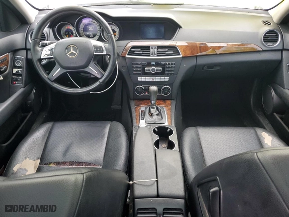 2014 Mercedes-Benz C-Class C 250 Sport with VIN WDDGF4HB7EG250155, listed as a Copart auction lot 44680185 with NaN miles and Salvage Title. Bid and sale history available at carsss.com. Image 8.