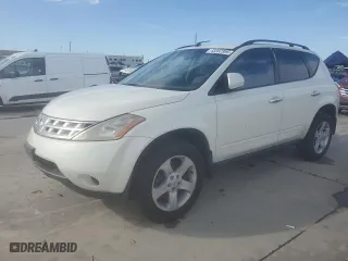 2005 Nissan Murano SL with VIN JN8AZ08T25W302469, listed as a Copart auction lot 43397395 with 263,136 mi miles and Clean Title. Bid and sale history available at carsss.com. Image 1.