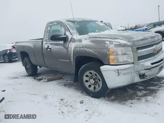 2013 Chevrolet Silverado 1500 Work Truck with VIN 1GCNKPEX1DZ195056, listed as a IAAI auction lot 41401746 with 168,209 mi miles. Bid and sale history available at carsss.com. Image 1.