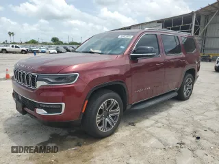 2023 Jeep Grand Wagoneer с VIN 1C4SJUAT0PS543448, выставлен на аукционе Copart как лот 55463895 с пробегом 34 664 миль миль и Списание • Salvage title. История ставок и продаж доступна на DreamBid. Изображение 1.