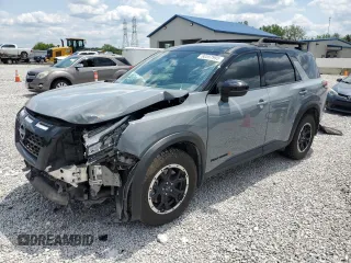 2023 Nissan Pathfinder Rock Creek с VIN 5N1DR3BD9PC237440, выставлен на аукционе Copart как лот 60357995 с пробегом 64 541 миль миль и Списание • Salvage title. История ставок и продаж доступна на DreamBid. Изображение 1.