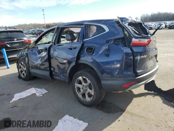 2017 Honda CR-V EX-L with VIN 2HKRW2H83HH680471, listed as a Copart auction lot 45266965 with 106,320 mi miles and Salvage Title. Bid and sale history available at carsss.com. Image 2.