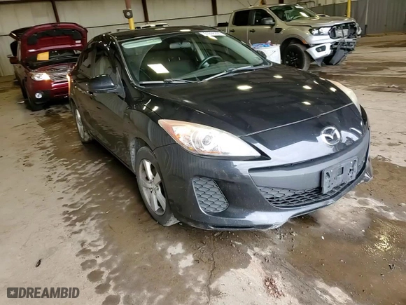 2013 Mazda Mazda3 i SV with VIN JM1BL1TG3D1825884, listed as a Copart auction lot 51898205 with 0 mi miles and Salvage Title. Bid and sale history available at carsss.com. Image 13.