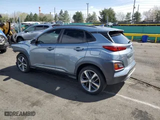 2020 Hyundai Kona Limited with VIN KM8K3CA56LU412119, listed as a Copart auction lot 52024435 with 55,128 mi miles and Salvage Title. Bid and sale history available at carsss.com. Image 2.