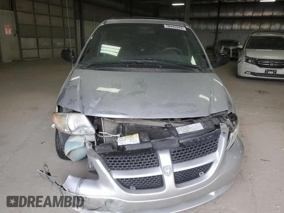 2002 Dodge Caravan EX with VIN 2B8GP74L62R658658, listed as a Copart auction lot 78445544 with 167,098 mi miles and Salvage Title. Bid and sale history available at carsss.com. Image 5.