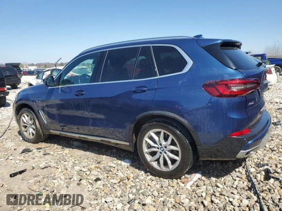 2022 BMW X5 xDrive45e with VIN 5UXTA6C01N9M72184, listed as a Copart auction lot 52886055 with 14,935 mi miles and Non Repairable. Bid and sale history available at carsss.com. Image 2.