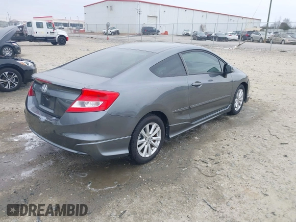 2012 Honda Civic Cpe EX-L with VIN 2HGFG3B02CH503860, listed as a IAAI auction lot 41384472 with 170,472 mi miles. Bid and sale history available at carsss.com. Image 4.
