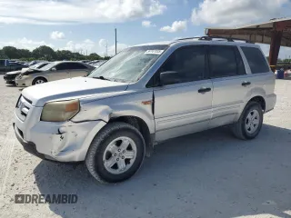 2006 Honda Pilot LX z VIN 5FNYF281X6B028991, wystawiony jako Copart lot #59747035 z przebiegiem 171 713 mil mil oraz Szkoda całkowita • Salvage title. Historia ofert i sprzedaży dostępna na DreamBid. Obrazek 1.