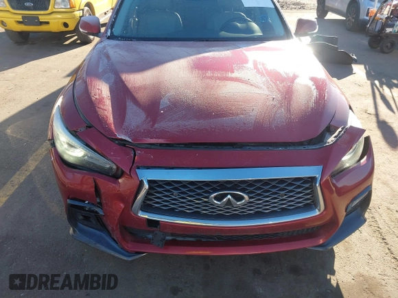 2014 Infiniti Q50 Premium with VIN JN1BV7AR1EM703805, listed as a IAAI auction lot 41657639 with 68,882 mi miles. Bid and sale history available at carsss.com. Image 12.