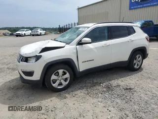 2020 Jeep Compass Latitude with VIN 3C4NJCBB3LT235180, listed as a Copart auction lot 57204295 with 74,821 mi miles and Salvage title. Bid and sale history available at DreamBid. Image 1.